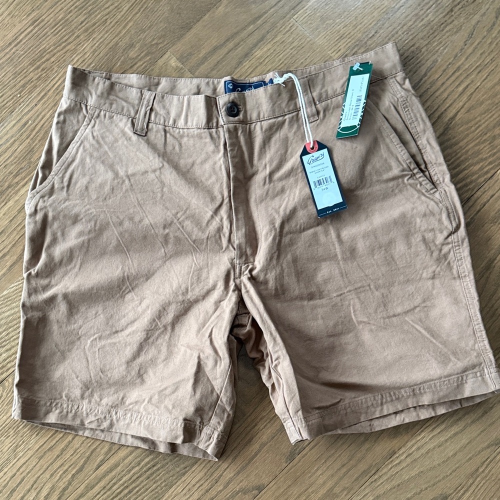 NWT Grayers Linen Blend Bimini Short 8"